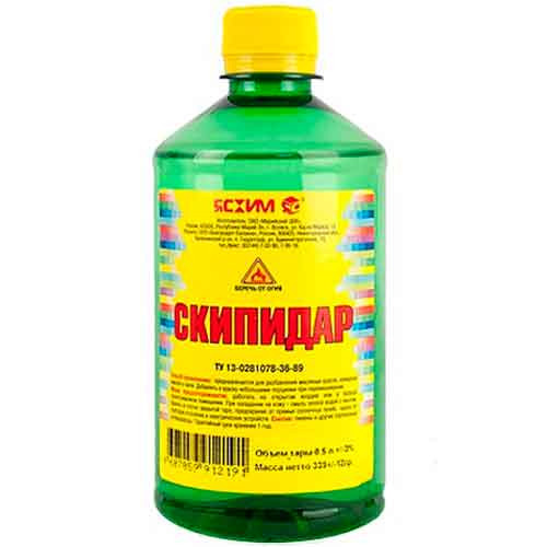 Скипидар 0.5л (ПЭТ) ЯСХИМ