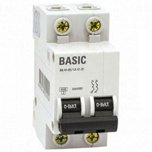 Автоматический выключатель 2п 10А EKF basic