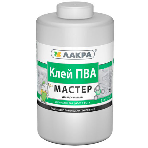 Клей ПВА универсальный МАСТЕР 2.3 кг Лакра