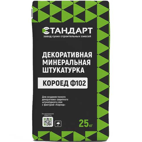 Декоративная штукатурка КОРОЕД Ф102 Стандарт (25 кг)