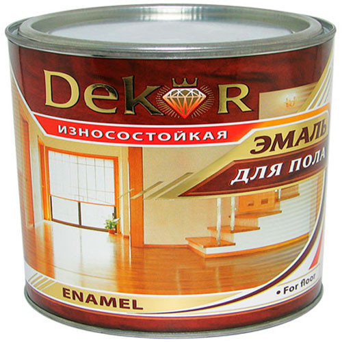 Эмаль ПФ-266 светлый орех 2,6кг DEKOR