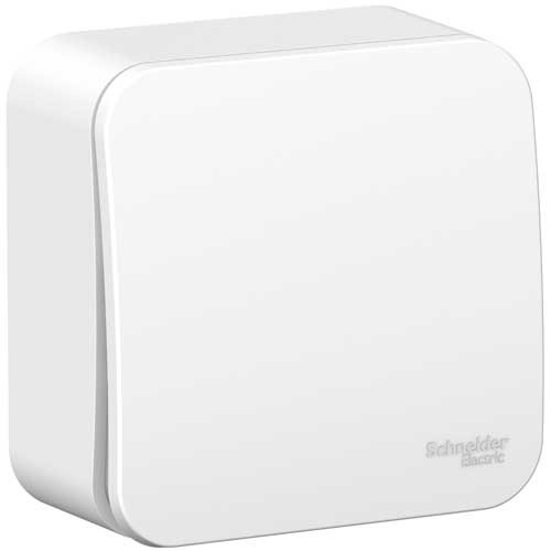 Выключатель одноклавишный открытой установки Schneider Electric Blanca белый 